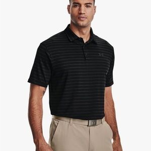NWT Under Armour Men's Polo Shirt size small Black
